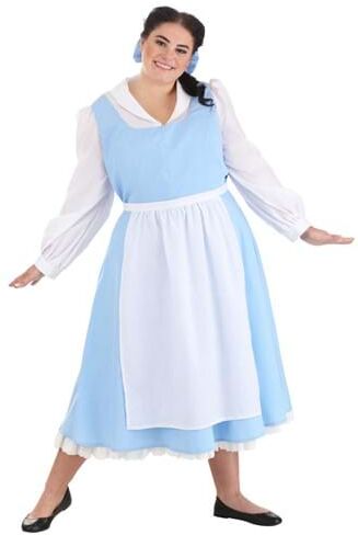 Plus Size Beauty and the Beast Belle Blue Dress Costume