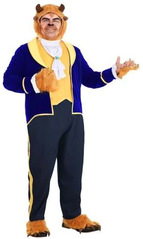 Plus Size Beauty and the Beast Beast Costume for Men