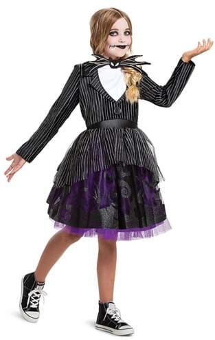 Nightmare Before Christmas Girls Jack Skellington Costume