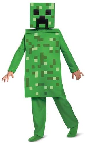 Minecraft Creeper Jumpsuit Kid's Costume