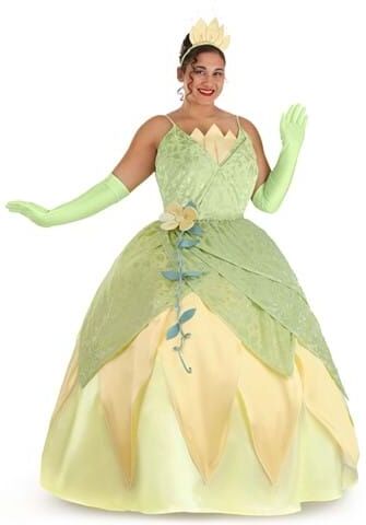 Plus Size Princess and the Frog Tiana Deluxe Costume