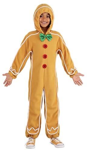 Gingerbread Man Onesie Kid's Costume