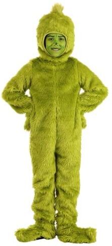 Kid's Dr. Seuss Grinch Open Face Costume