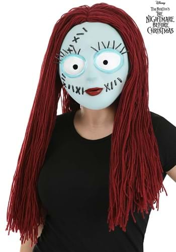 Adult Nightmare Before Christmas Latex Sally Costume Mask