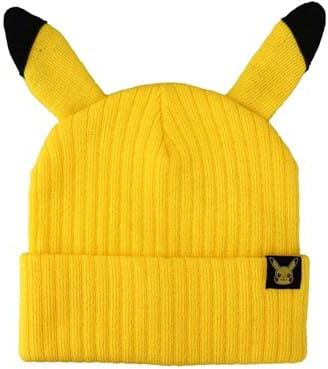 Pokémon Pikachu 3D Cosplay Cuff Beanie for Adults