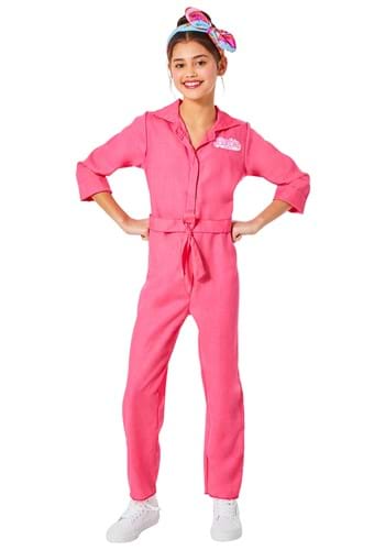 Barbie Movie Kid's Barbie Pink Jumpsuit Costume