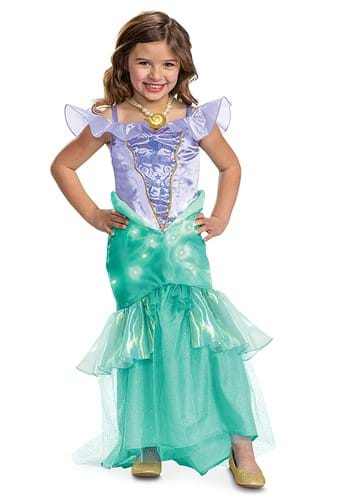 Kid's Little Mermaid Prestige Ariel Sound & Light Up Costume