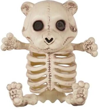 Teddy Bear Skeleton Decoration