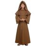 Kid's Brown Monk Robe Costume