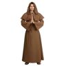 Plus Size Men's Brown Monk Robe Costume