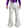Holographic Disco Pants for Men
