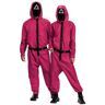 Squid Game Adult Triangle Guard Jumpsuit