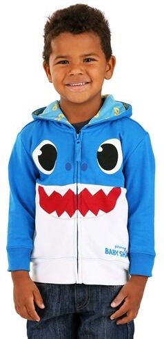 Toddler Baby Shark Blue Costume Hoodie