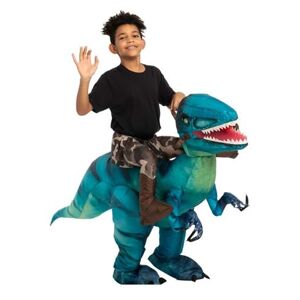 Inflatable Kids Raptor Ride-On Costume