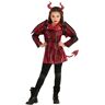 Leather Devil Girls Costume