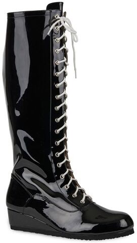 Men's Black Wrestling Boots