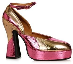 Women's Fuchsia High Heel 70's Shoes