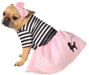 Pet Costume 1950's Poodle Skirt