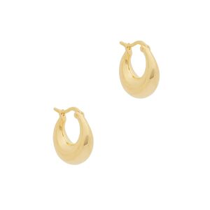 Daisy Tech X Estée Lalonde 18kt gold-plated hoop earrings  - Gold - Size: One Size