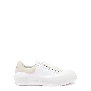 Alexander McQueen Deck white canvas low-top sneakers  - White - Size: 6