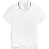 SILVER Pique Polo Bright White Tipped Shirt, Size: 2XL Mack Weldon - Gender: male