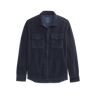 Merino Fleece Shirt Jacket Total Eclipse Blue, Size: XL Mack Weldon - Gender: male