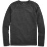 Most Comfortable WARMKNIT Waffle Long Sleeve Crew Charcoal Heather Shirt Mack Weldon - Gender: male