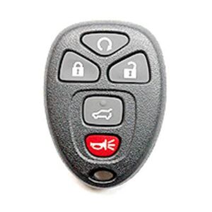 Five Button Key Fob Replacement Remote For Buick, Chevrolet, and GMC Vehicles