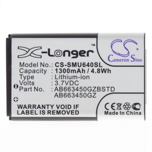 Cameron Sino Technology Samsung 3.7V 1300mAh Replacement Battery - Cell Phone Batteries