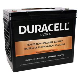 Duracell Ultra 12V 155AH AGM High Rate SLA Battery with M6, C Terminals - SLA Batteries