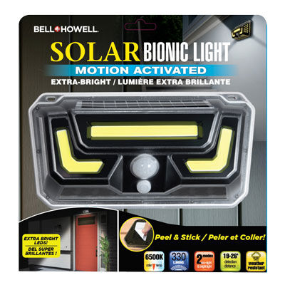 Bell & Howell Solar Outdoor Wall Light