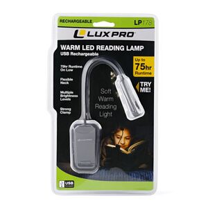 LuxPro LP178 16 Lumen Rechargeable Reading Lamp - Flashlights