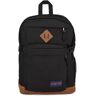 JanSport Suede Campus Backpacks - Black