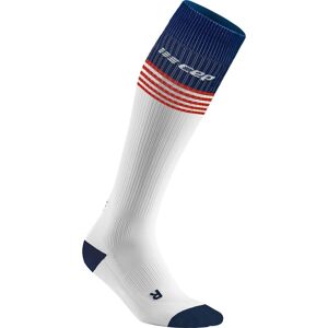 CEP Women's CEP Old Glory Tall Compression Socks  - White - Gender: female - Size: 2