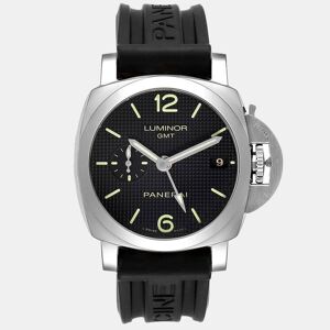 Panerai Black Stainless Steel Luminor PAM00535 Automatic Men's Wristwatch 42 mm