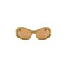 FERRAGAMO oval sunglasses  - Khaki - male - Size: One Size