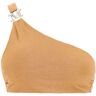 MAX MARA BEACHWEAR one-shoulder bikini top in jersey and  - Orange - female - Size: 1B