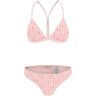 MONCLER bikini set with logo print  - White - female - Size: Large