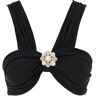 SELF PORTRAIT "top bikini with brooch  - Black - female - Size: 8