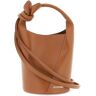 JACQUEMUS "le petit tourni bucket bag  - Brown - female - Size: One Size