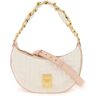 BALMAIN 1945 soft quilted leather hobo bag  - White - female - Size: One Size