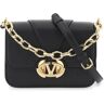 VALENTINO GARAVANI small vlogo o'clock shoulder bag  - Black - female - Size: One Size