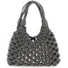 HIBOURAMA leather handbag vann  - Grey - female - Size: One Size