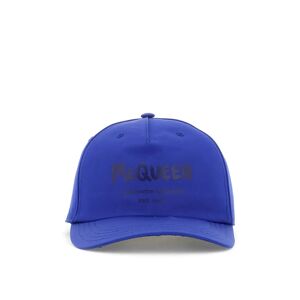 ALEXANDER MCQUEEN 'MCQUEEN GRAFFITI' BASEBALL HAT  - Blue - male - Size: Medium