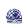 Burberry tartan baseball cap  - Blue - male - Size: Small