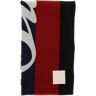 BALLY jacquard wool scarf  - Blue - male - Size: One Size