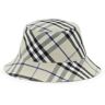 Burberry ered cotton blend bucket hat with nine words  - Neutro - unisex - Size: Small