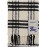 Burberry check wool scarf  - White - unisex - Size: One Size