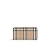 Burberry large zip-around check wallet  - Beige - female - Size: One Size