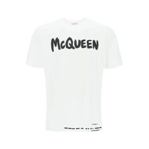 ALEXANDER MCQUEEN Mc Queen Graffiti T-shirt  - White - male - Size: Extra Large